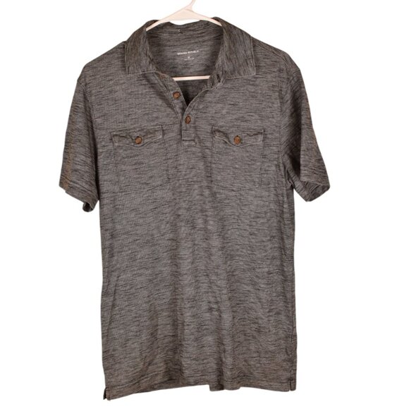 Banana Republic Other - Banana Republic Men's Grey Collared Polo Shirt Business Casual Academia Preppy M